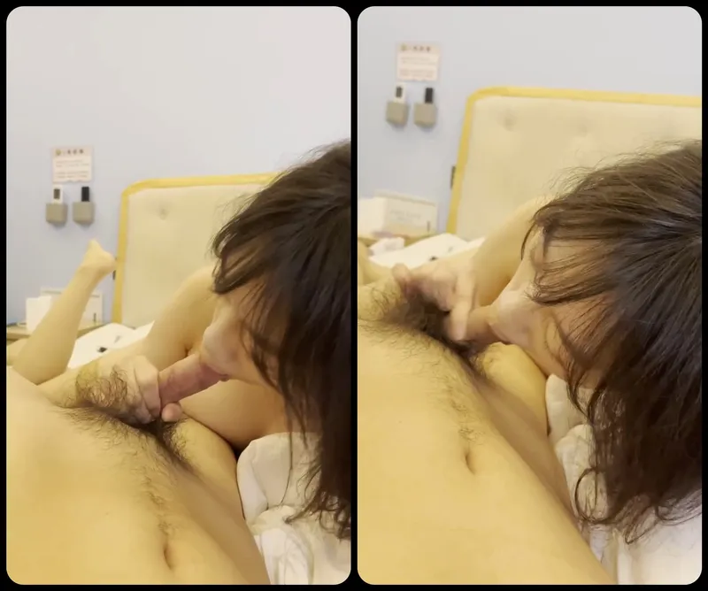Bồ ngoan bú láp cậu bé bự của anh