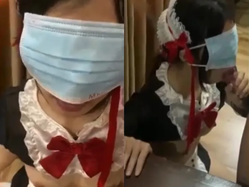 Gấu việt dâm cosplay nô lệ tình dục mút bú con cây hàng điêu luyện